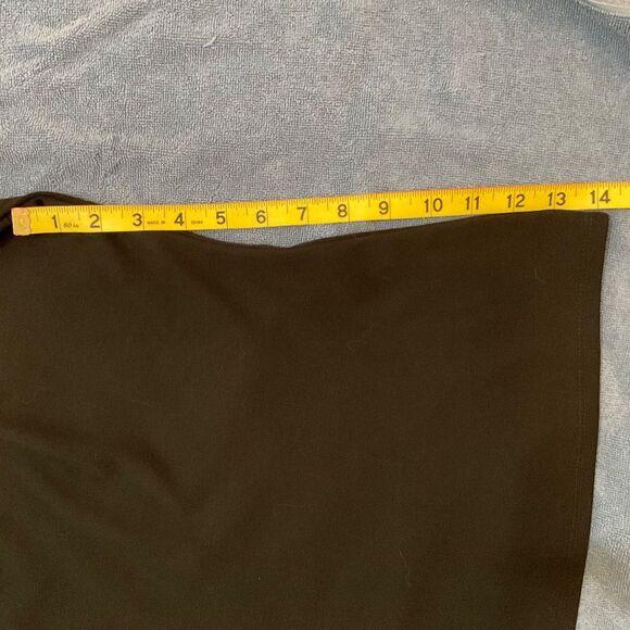 NWT Adrienne Vittadini 3 quarter sleeve square neck black top - Picture 8 of 9